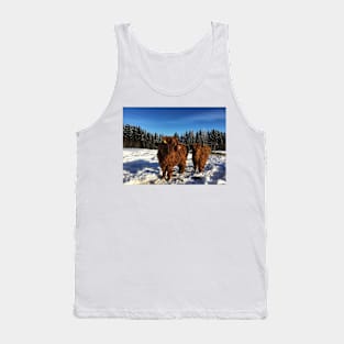 Scottish Highland Cattle Calves 1685 Tank Top